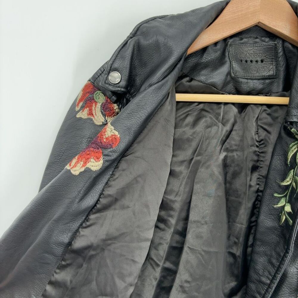 Blank NYC Embroidered Studded Leather Jacket - Picture 3 of 5